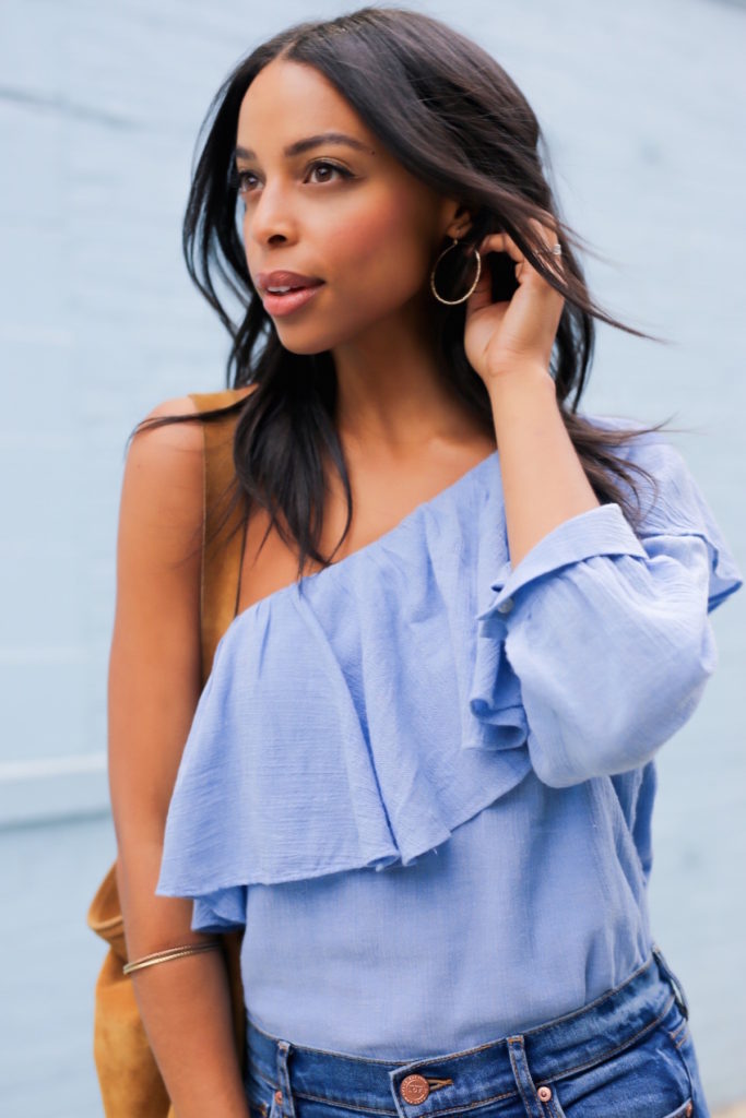 loft ruffle top