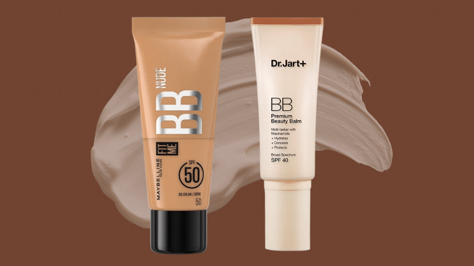 bb cream makeup tubes showing light coverage product that combines foundation skincare and sun protection