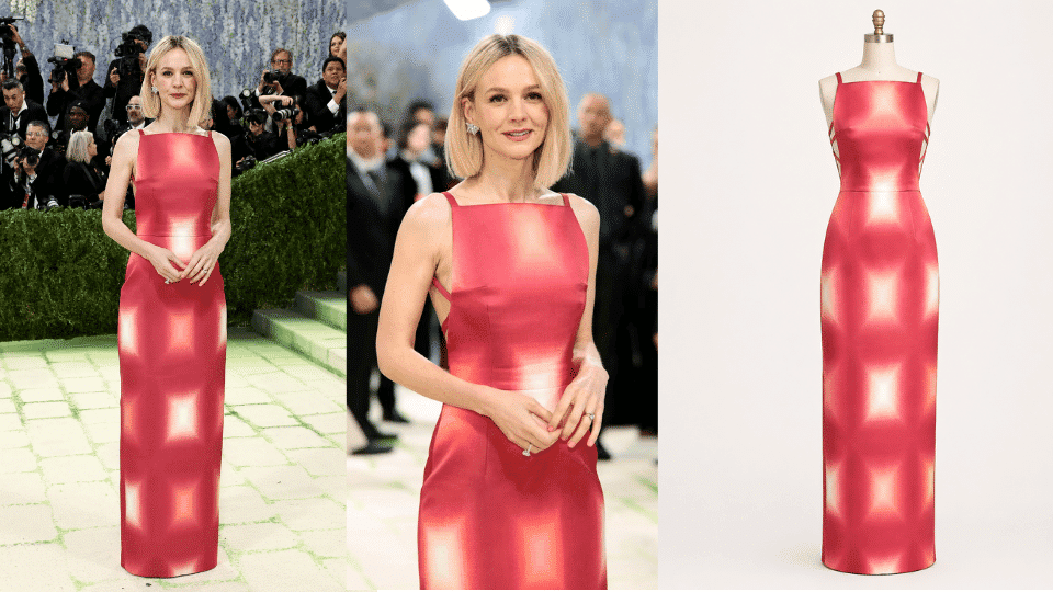 carey mulligan in custom prada gown with tiffany and co jewelry at met gala