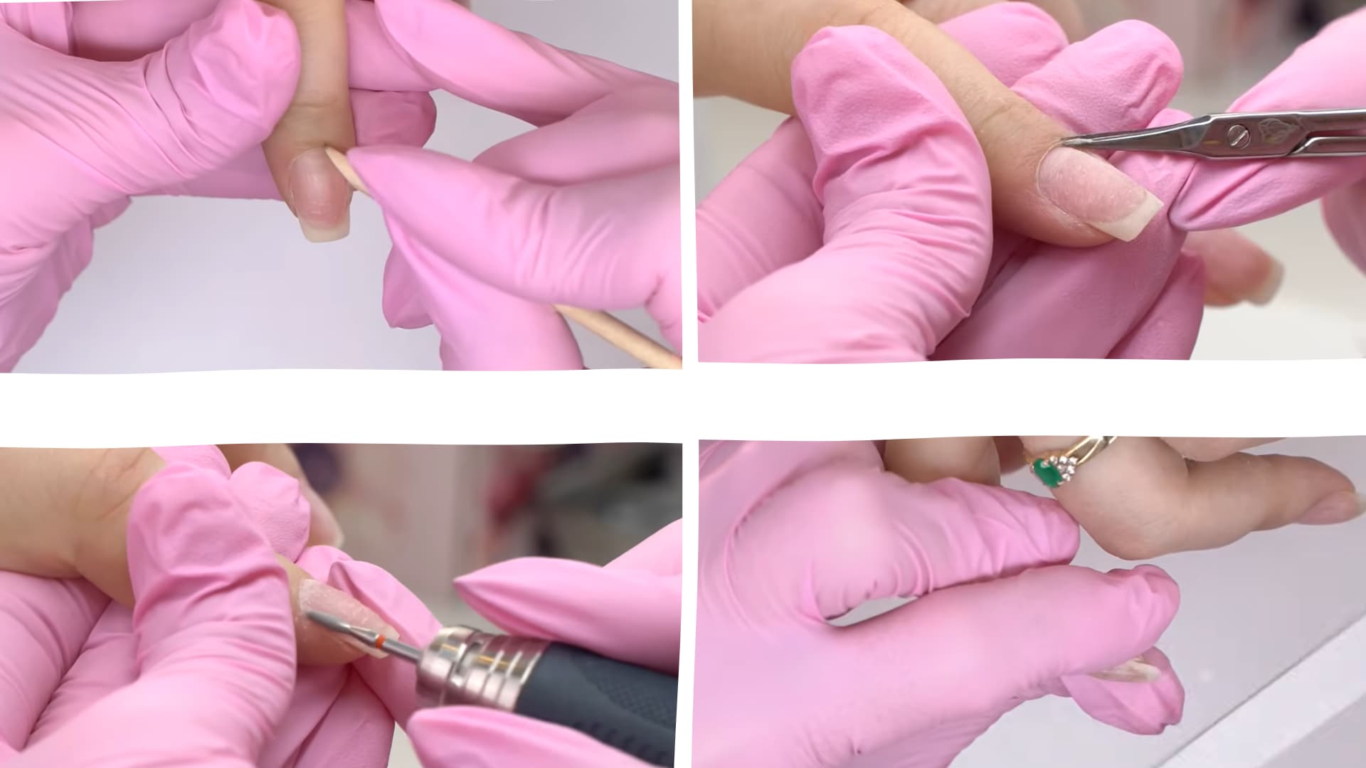 clean hands preparing nails before manicure gentle grooming filing and shaping in soft light
