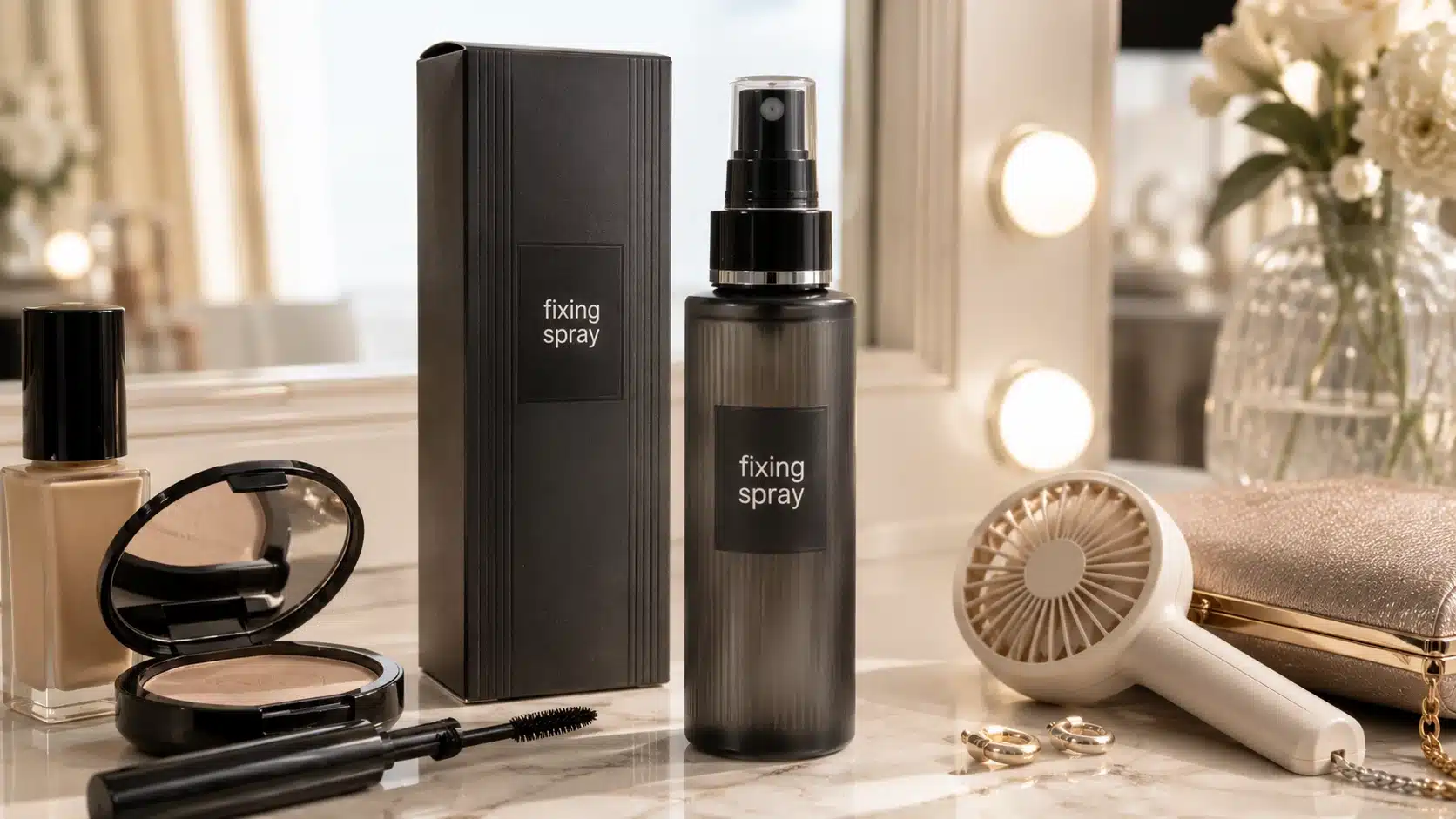 fixing spray product with long wear makeup for heat sweat photos and event makeup hold (1)
