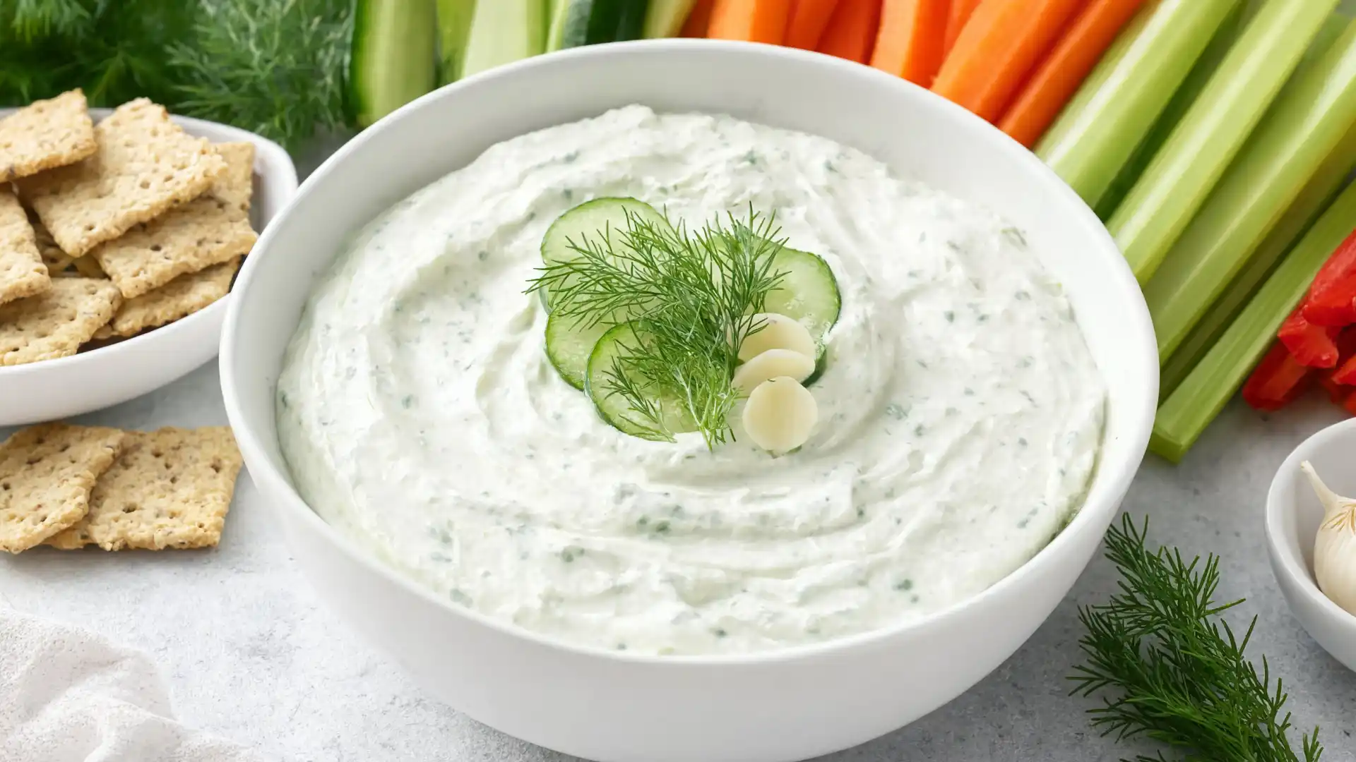 yogurt based dip light refreshing creamy snack perfect for balance in party food