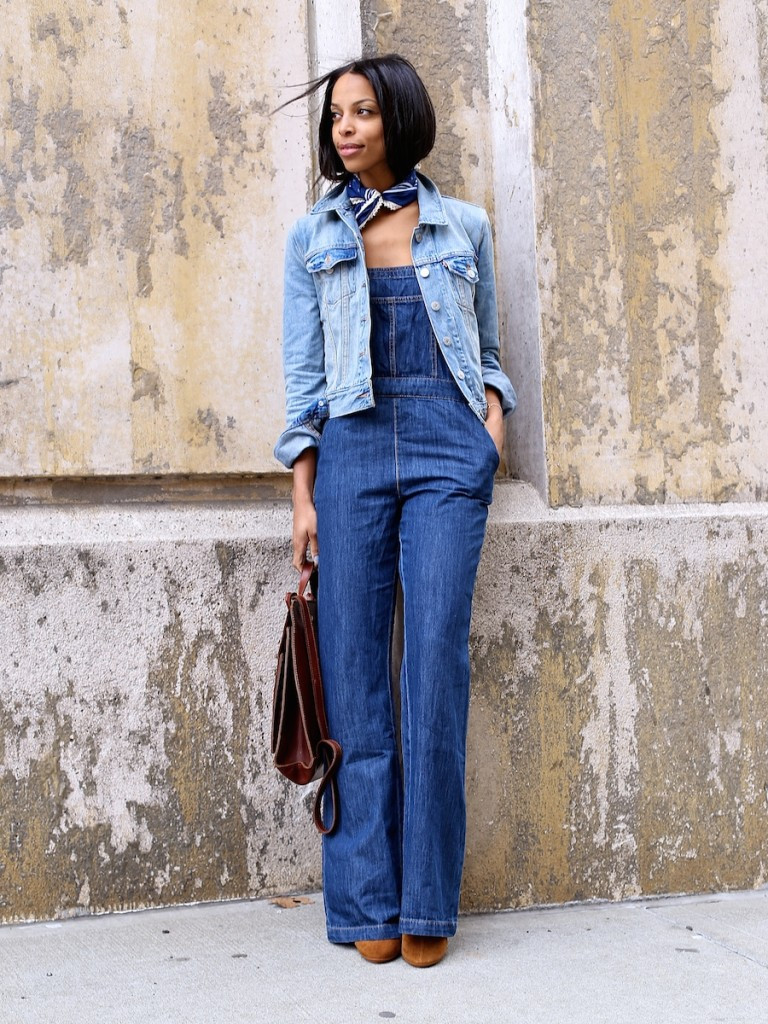 denim on denim // overalls edition