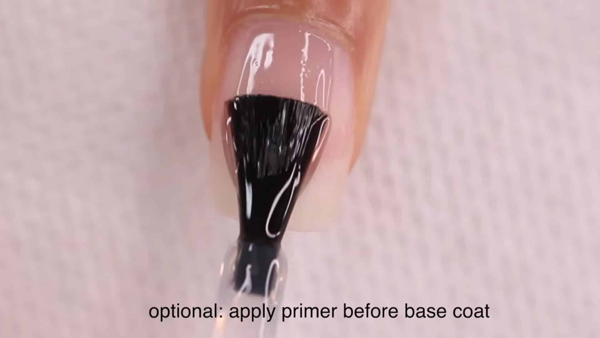 apply gel base coat