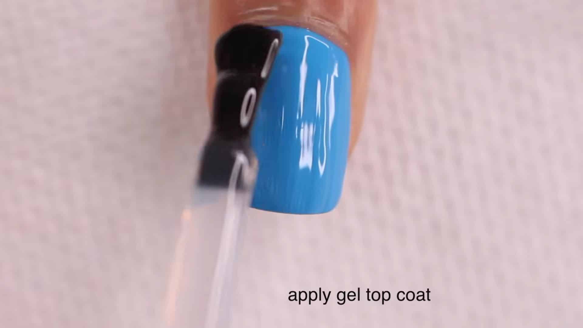 apply gel top coat