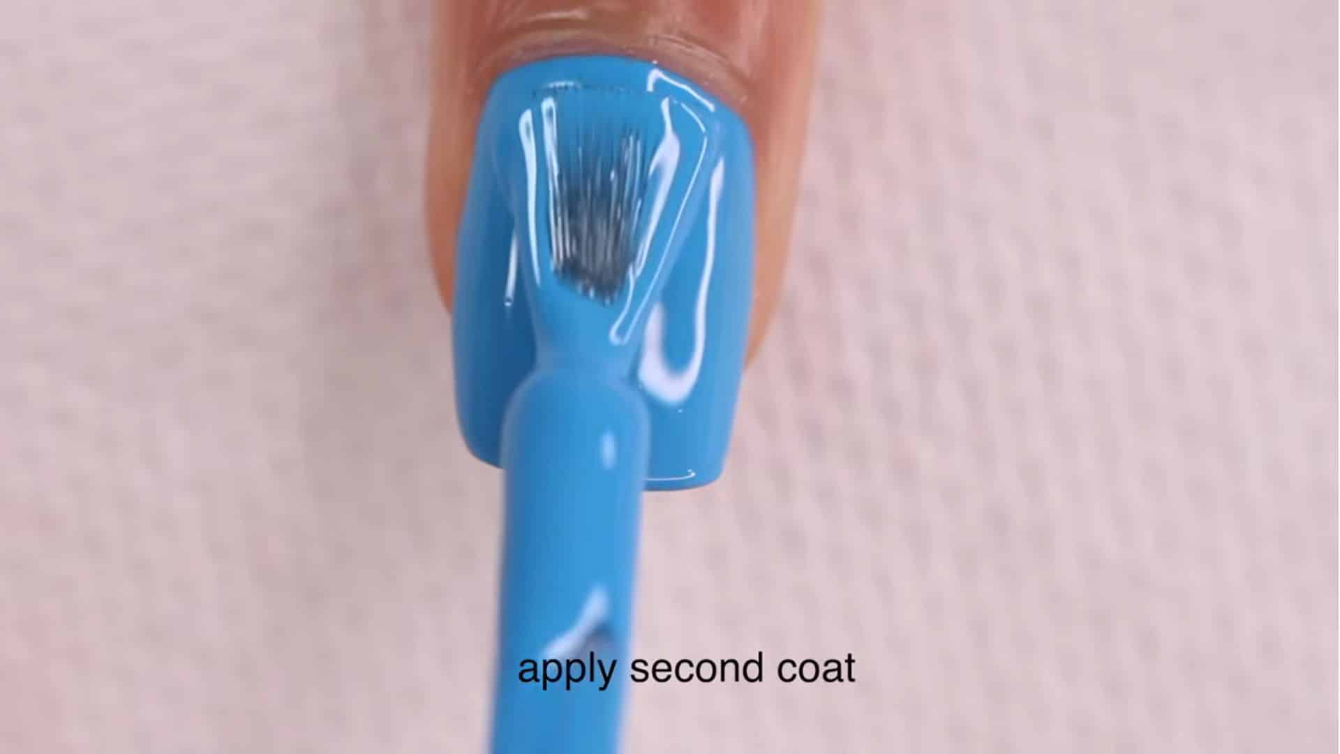 apply second layer colour coat