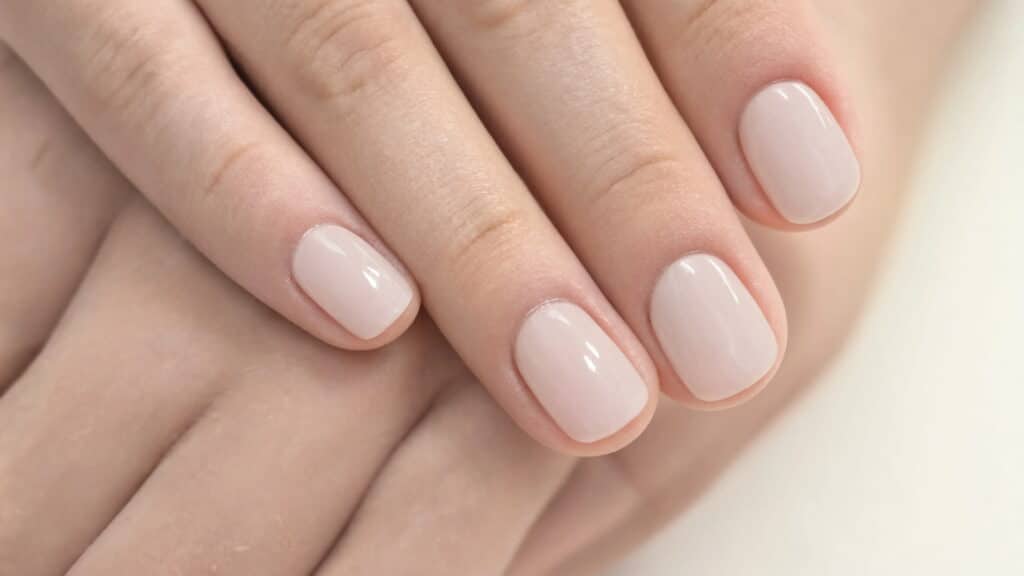 healthy cuticles on clean hands showing smooth hydrated skin and natural nail health close up detail