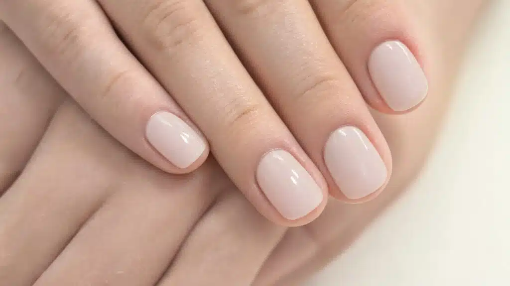 healthy cuticles on clean hands showing smooth hydrated skin and natural nail health close up detail