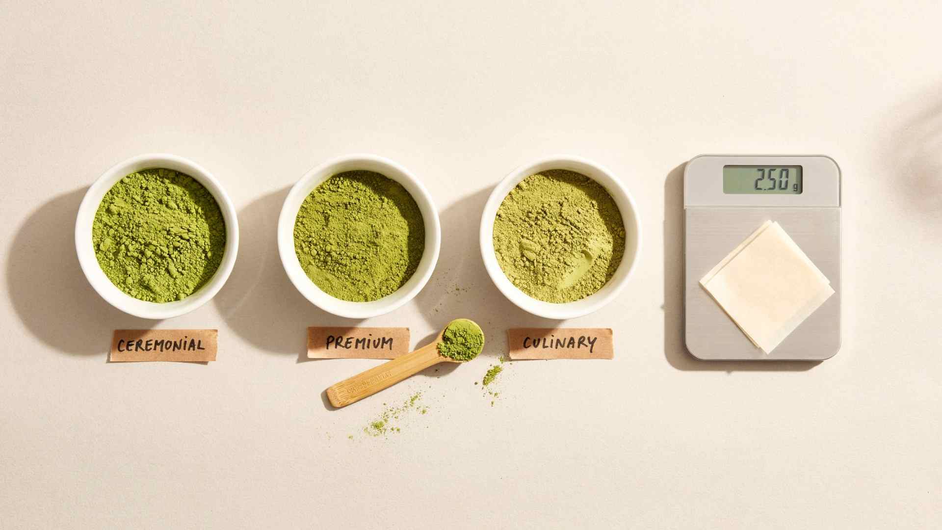 factors affecting matcha caffeine levels and powder grade